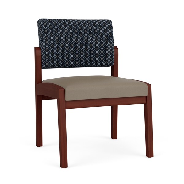 Lesro Lenox Armless Guest Chair, 22.5 in W 26 in L 31.5 in H LW1102 - main